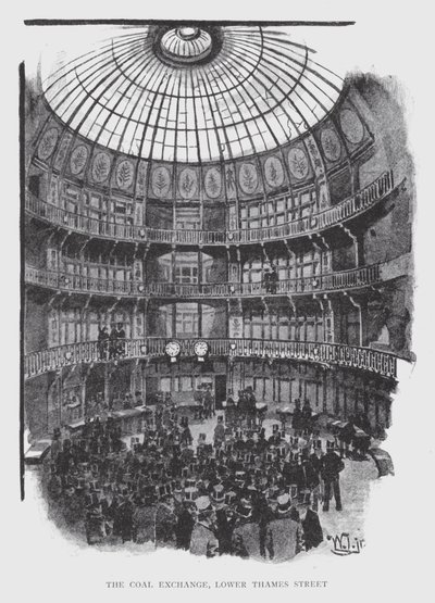 The Coal Exchange, Lower Thames Street da William Luker
