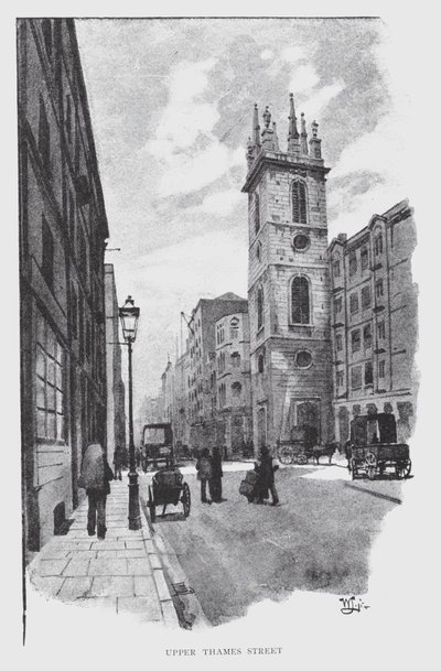 Upper Thames Street da William Luker