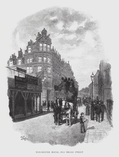 Winchester House, Old Broad Street da William Luker