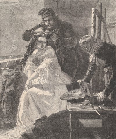 La Toilette dei Morti, da Illustrated London News, 25 luglio 1863 da William Luson Thomas