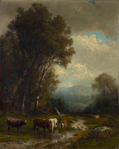 Paesaggio con bestiame da William M. Hart