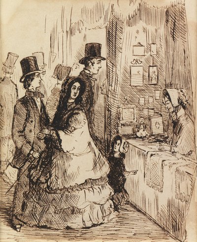 Virtù ricompensata: una bancarella a Vanity Fair da William Makepeace Thackeray