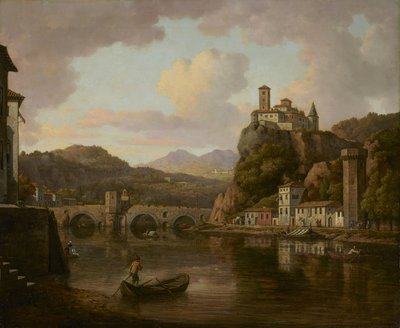 Castello sul fiume Rodano, Franciae da William Marlow