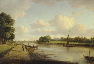 Veduta sul fiume Tamigi a Richmond (?), c.1776 da William Marlow