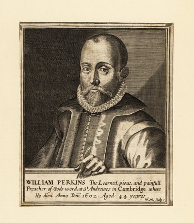 Ritratto di William Perkins, teologo inglese da William Marshall