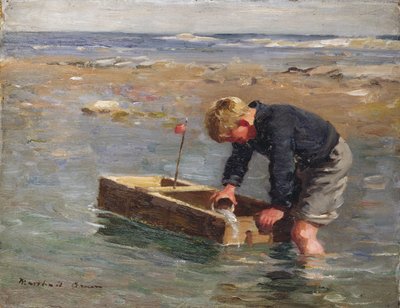 Svuotando la barca da William Marshall Brown