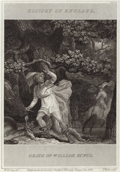 Morte di Guglielmo Rufus da William Marshall Craig