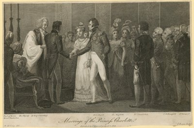 Il matrimonio della principessa Charlotte da William Marshall Craig
