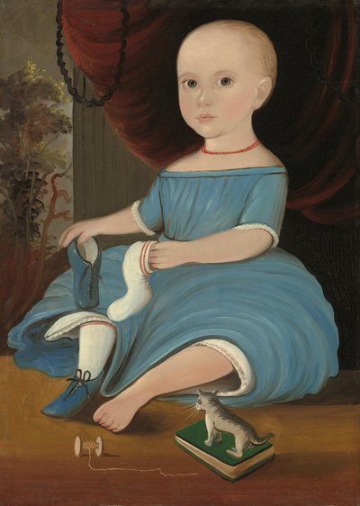 Bambino in blu, c. 1845 da William Matthew Prior