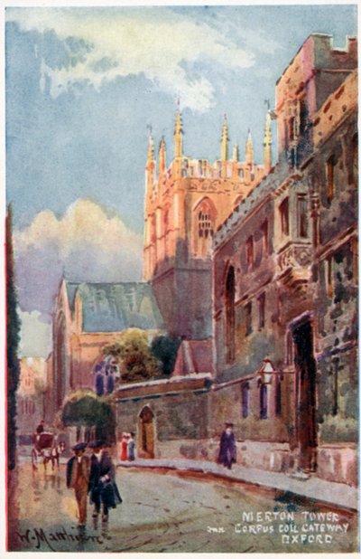 Torre del Merton College, Corpus Christi Gateway da William Matthison
