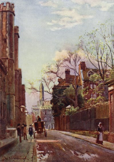 Queens Lane, il sito della vecchia Mill Street da William Matthison