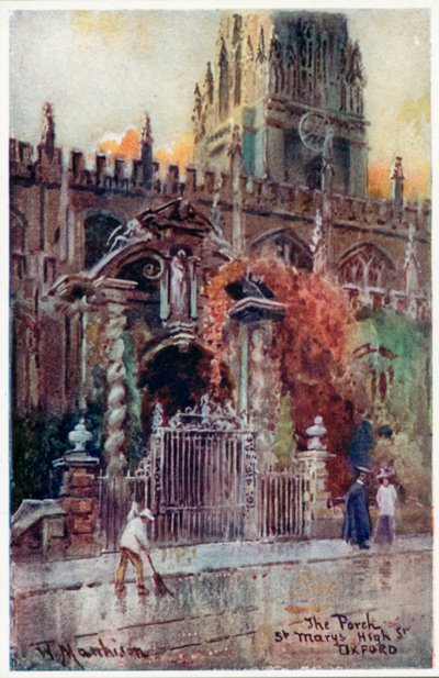 Chiesa di Santa Maria Vergine, High Street da William Matthison