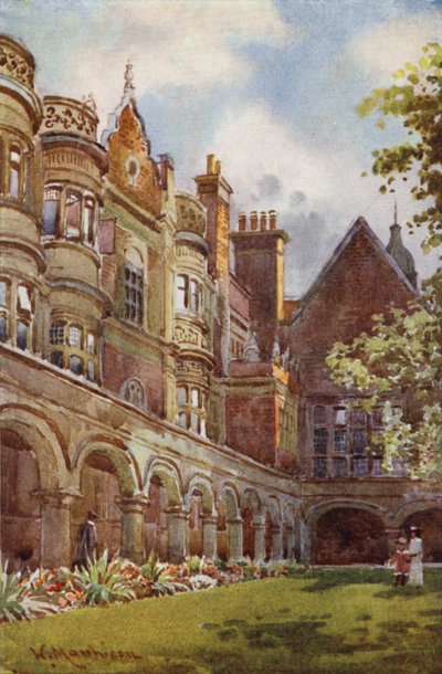Il chiostro, Sidney Sussex College da William Matthison