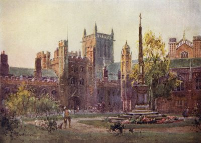 Il cancello e la torre del St Johns College da William Matthison