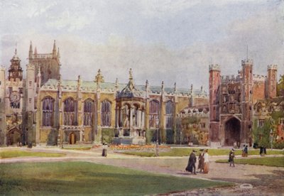 Il grande cortile, Trinity College da William Matthison