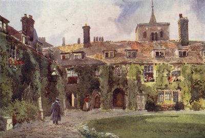 Il Vecchio Cortile, Corpus Christi College da William Matthison