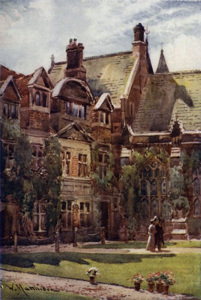 Il Vecchio Cortile, Pembroke College da William Matthison