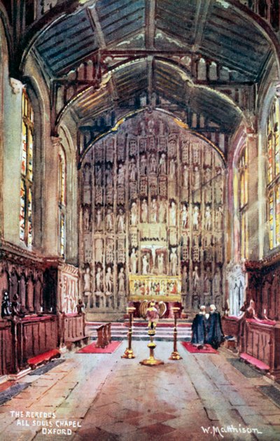 Il reredos, Cappella di All Souls, Oxford da William Matthison
