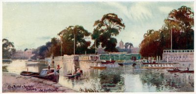 Il fiume e le chiatte da William Matthison