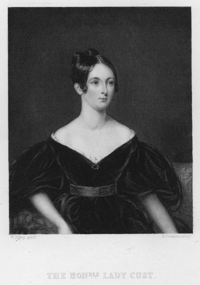 Lady Cust (incisione) da William Maw Egley