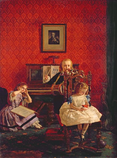 La musica ha fascino, 1861 da William Maw Egley