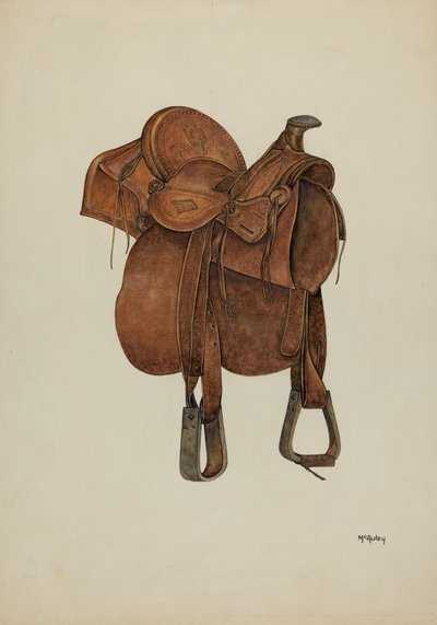 Sella in Pelle, c. 1940 da William McAuley