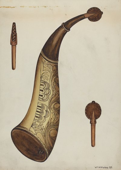 Corno da polvere, 1937 da William McAuley