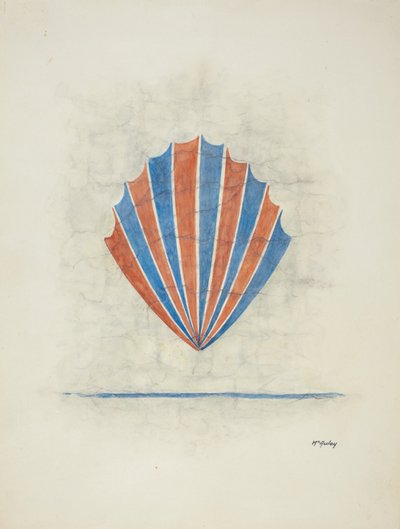 Disegno di restauro: pittura murale, 1938 da William McAuley