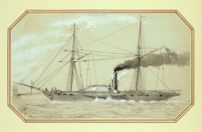 Nave da guerra a vapore a pale da William McConnell
