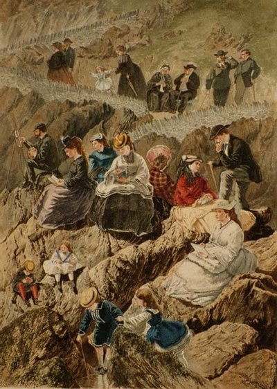 Visitatori a Ilfracombe, North Devon da William McConnell