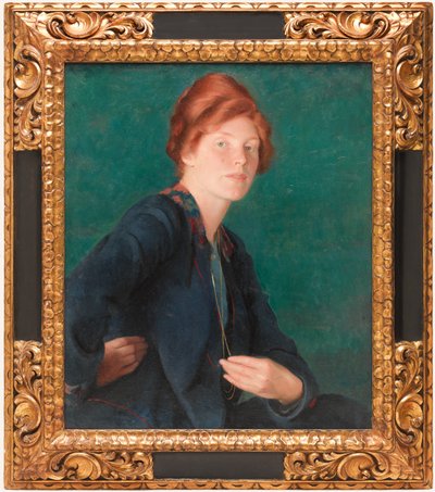 Una donna dai capelli rossi da William McGregor Paxton