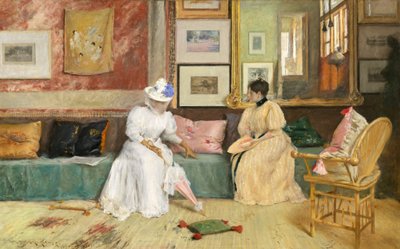 Una chiamata amichevole da William Merritt Chase