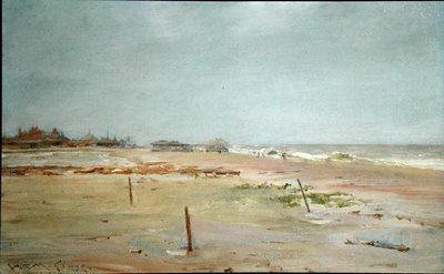 Scena di spiaggia da William Merritt Chase
