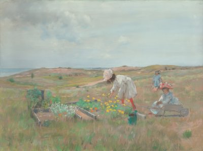 Raccolta di fiori da William Merritt Chase