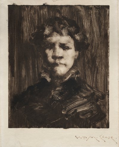 Testa di ragazzo da William Merritt Chase