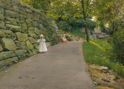 Nel parco da William Merritt Chase