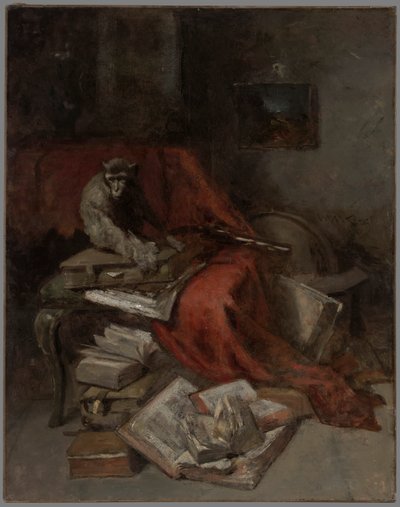 Scimmiottare la letteratura da William Merritt Chase
