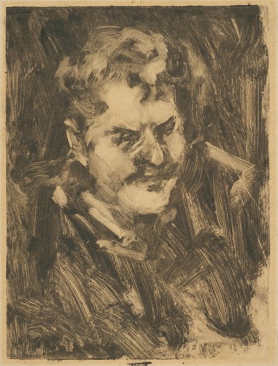 Ritratto di uomo (Frank Duveneck?) da William Merritt Chase