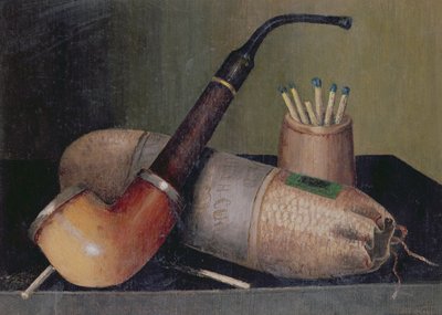 Natura morta con pipa da William Michael Harnett