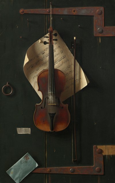 Il vecchio violino, 1886 da William Michael Harnett