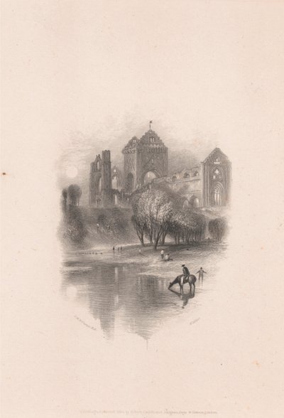 Nuova abbazia, vicino a Dumfries da William Miller