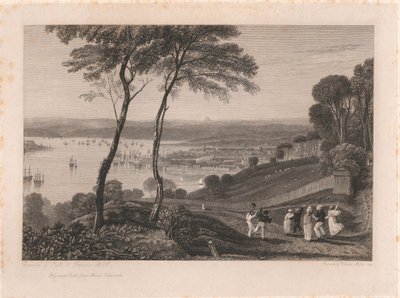 Plymouth Dock, da Mount Edgecumbe da William Miller
