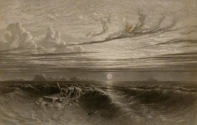Tramonto in mare dopo una tempesta da William Miller