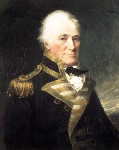 Ritratto del Vice-Ammiraglio John Hunter da William Mineard Bennett