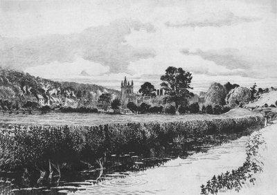 Amersham e il fiume Misbourne, 1904 da William Monk
