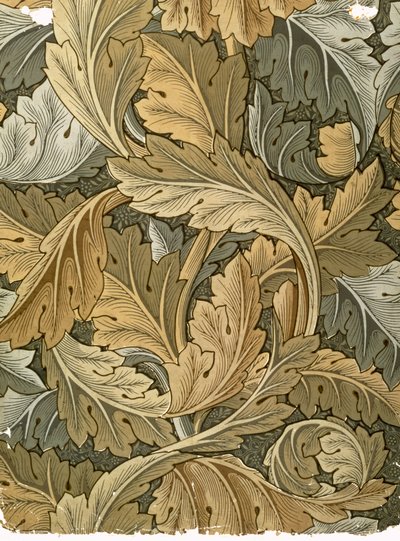 Carta da parati Acanthus, disegnata da William Morris (1834-96), 1875 da William Morris