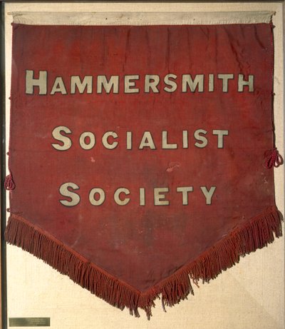Stendardo della Hammersmith Socialist Society da William Morris