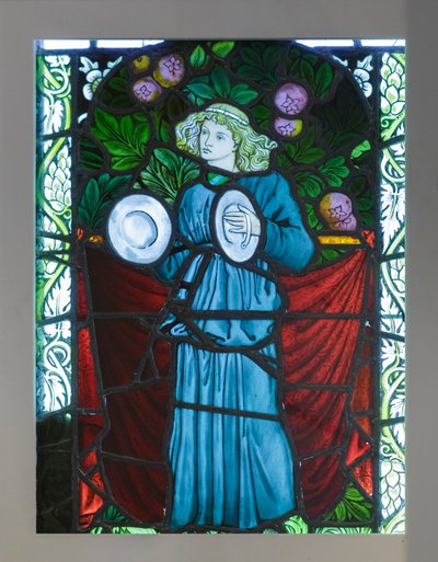 Menestrello con cembali, disegnato da William Morris da William Morris