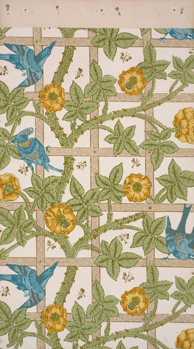 Graticcio. Carta da parati, 1862 da William Morris