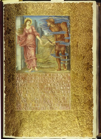 Venere e Enea, apertura del Libro I dell